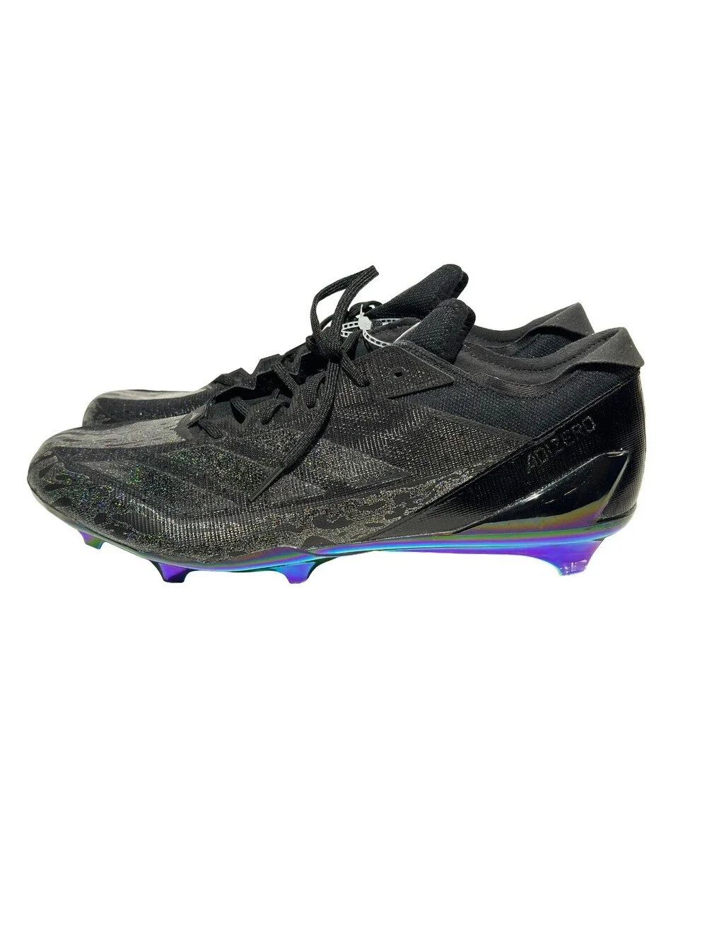 Adidas Adizero Electric Black Football Cleats IE4414 Men’s Size 18 NEW WITH TAGS